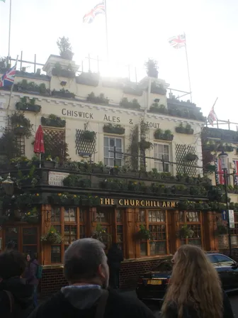 The Churchill Arms in Westminster