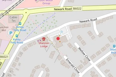 Junction in Mansfield