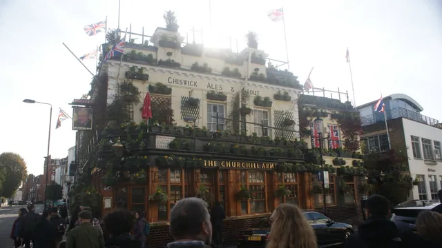 The Churchill Arms in Westminster