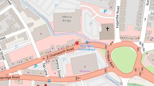 Junction in Chesterfield