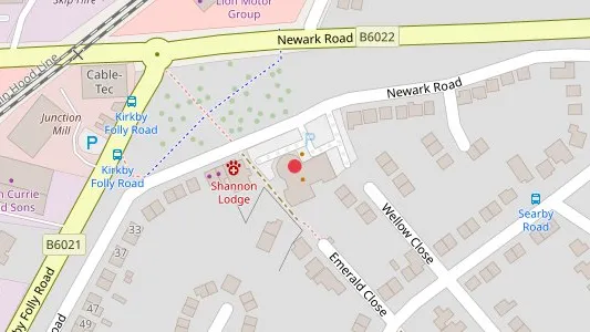 Junction in Mansfield